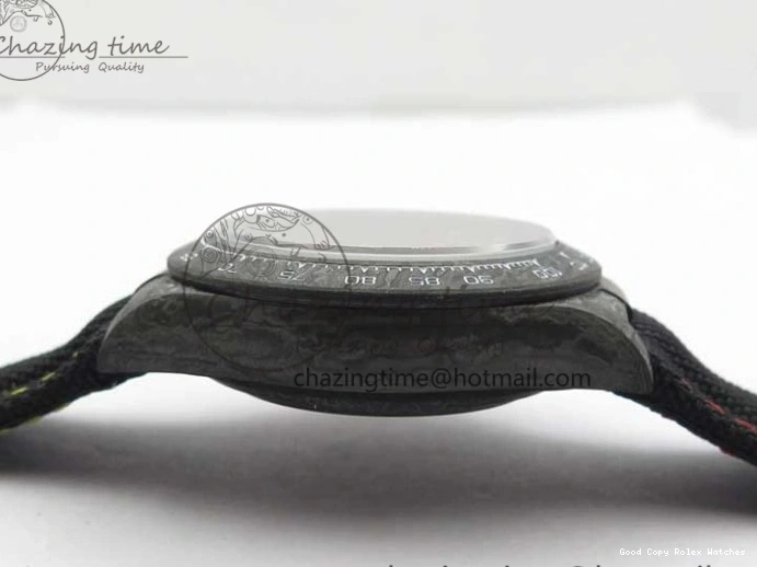 Good Copy Rolex Watches On Edition Carbon Black Strap Diw Dial Pink V Daytona EyeCatching A7750 Best WWF Nylon 2890 0111